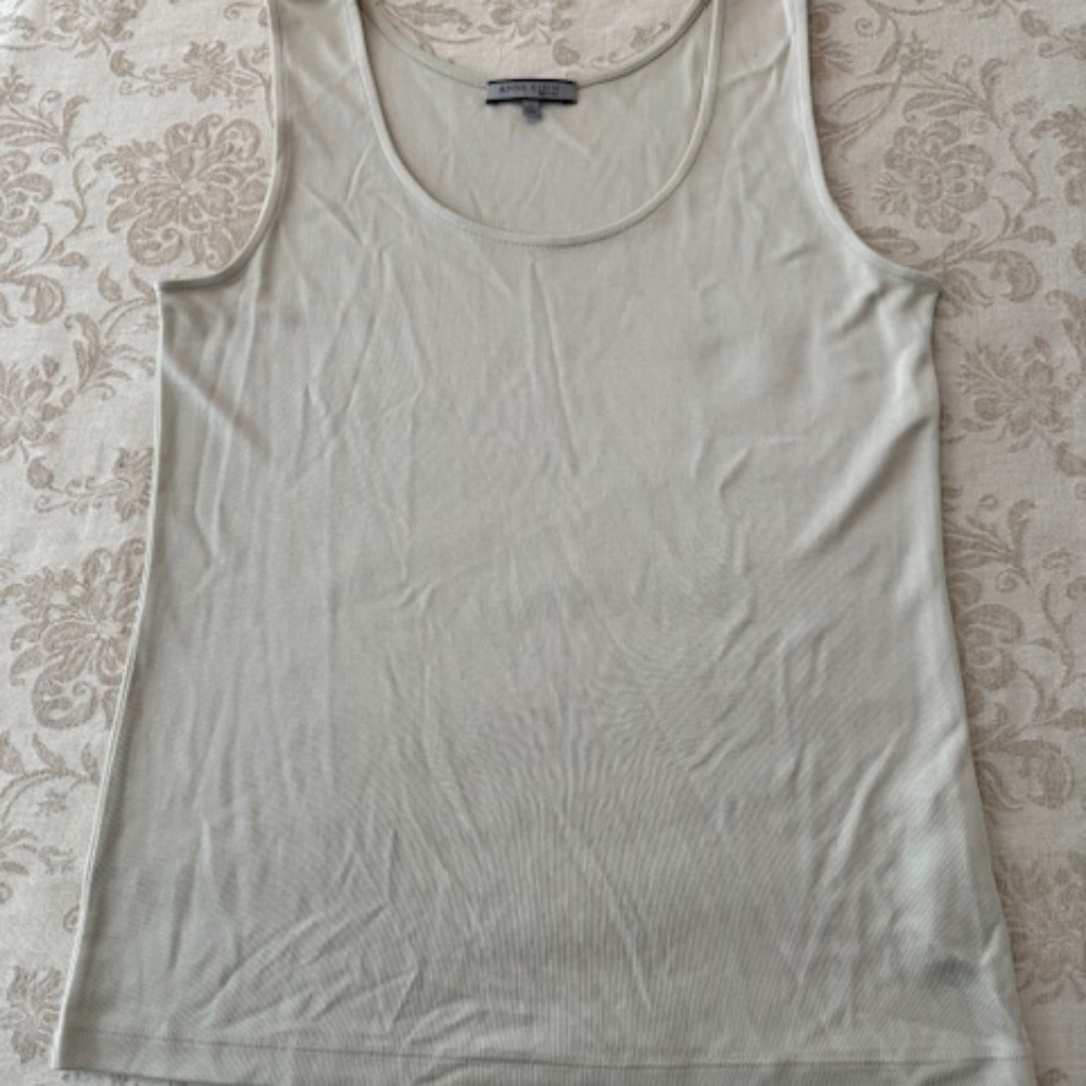 ANNE KLEIN grey tank top M